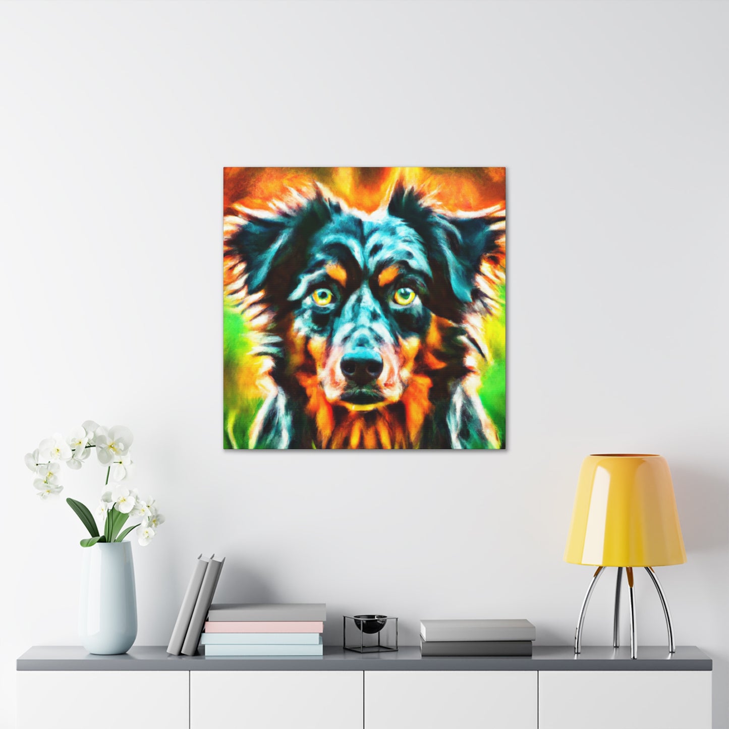 Glamorous Aussie Shepherd - Canvas