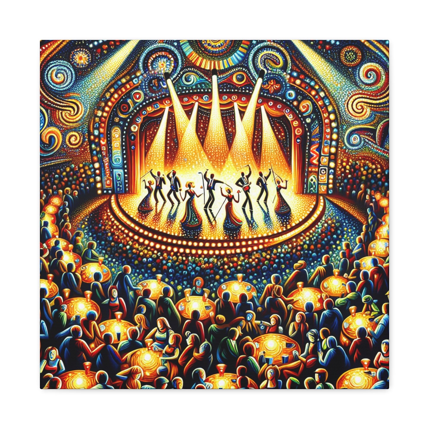 Dancing Melodies Unveiled - Canvas