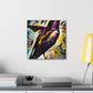 "Starling Symphony in Deco" - Canvas