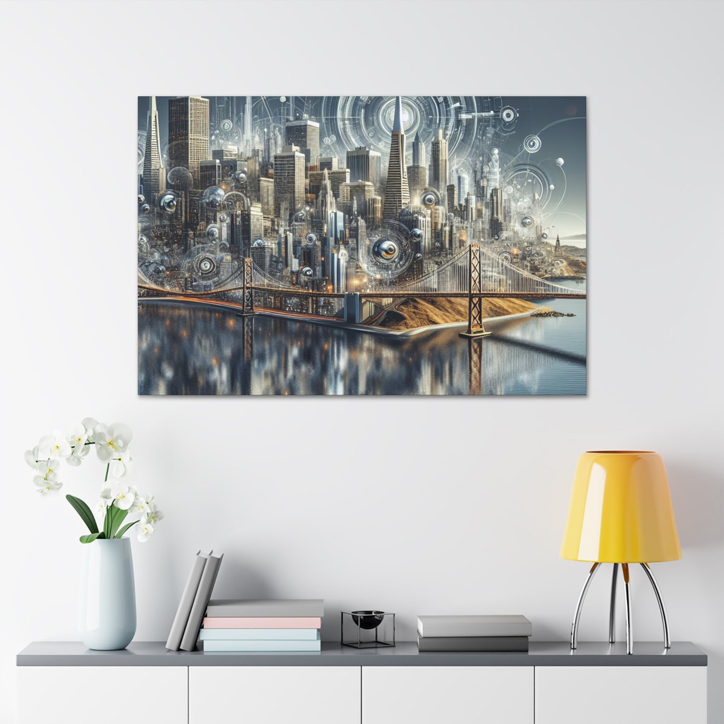 "Dreams of Fog City" - Canvas