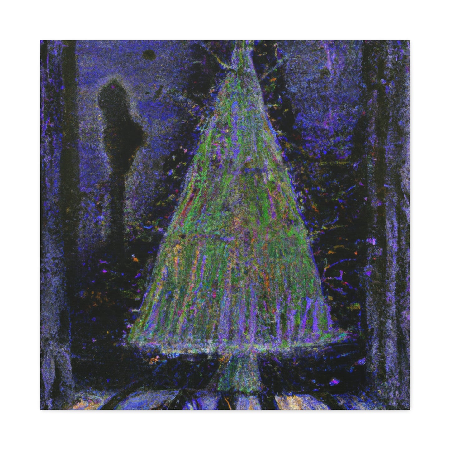 "Christmas Tree Musings" - Canvas