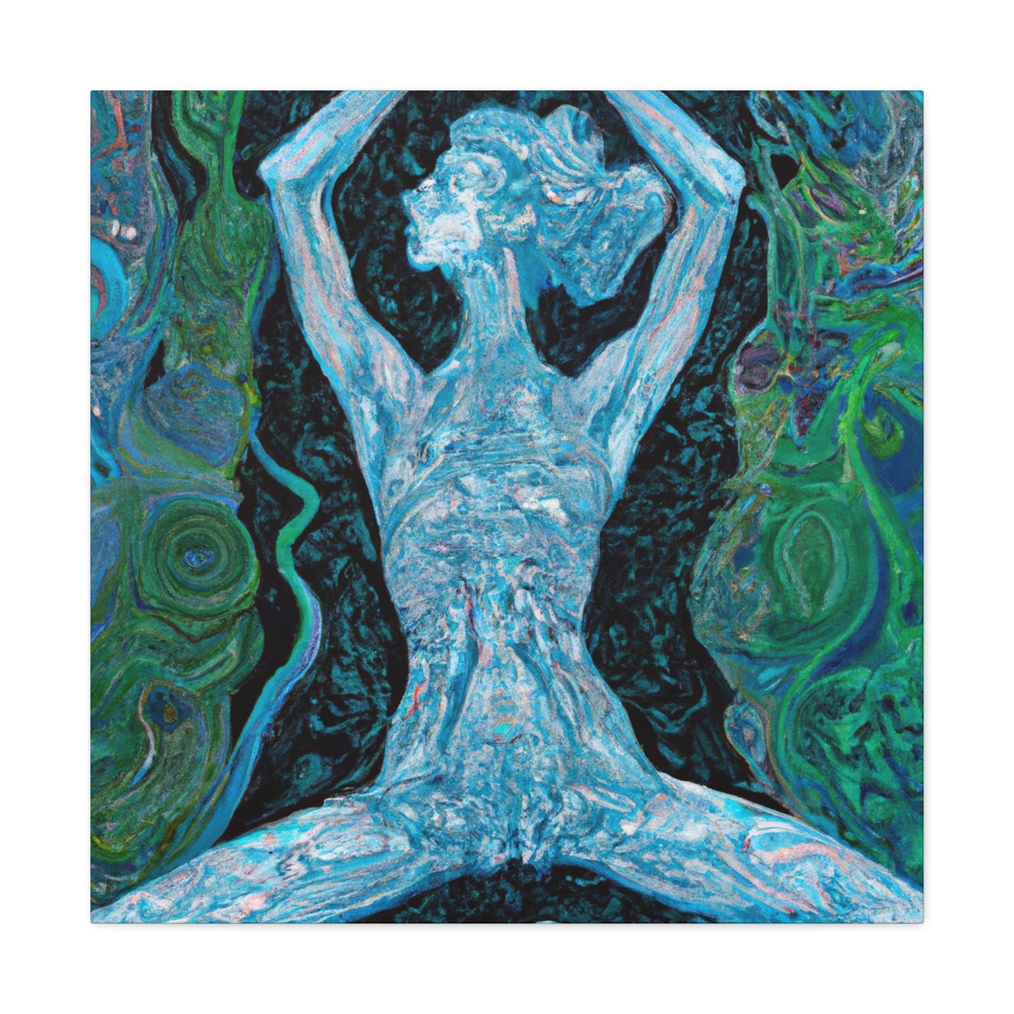 "Yoga in the Nouveau" - Canvas