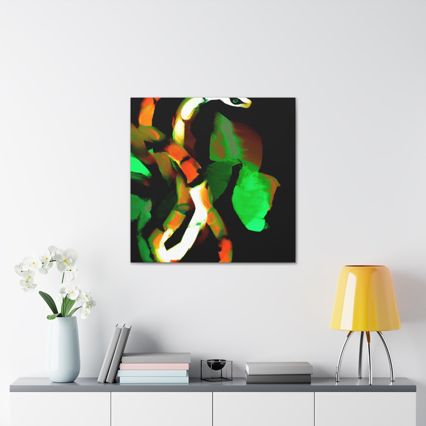 Python Technicolor Dream - Canvas