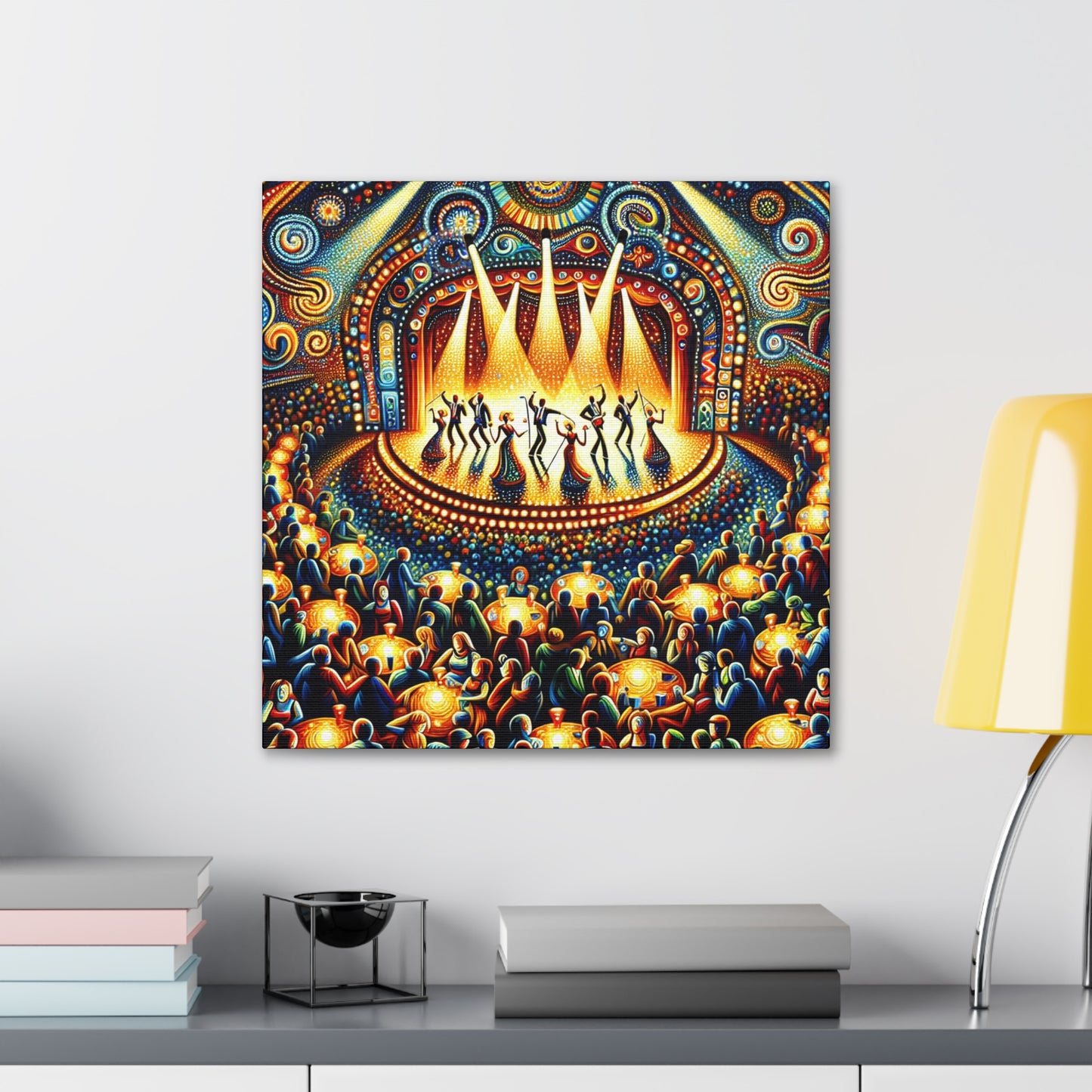 Dancing Melodies Unveiled - Canvas