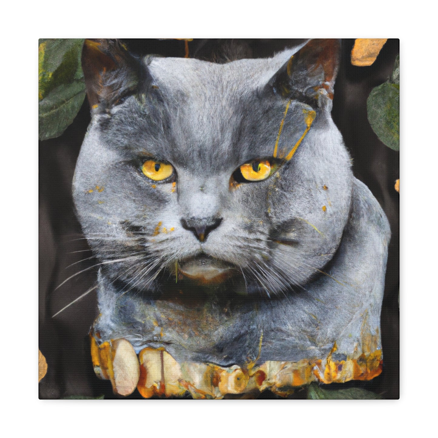 "Purrfect British Shorthair" - Canvas