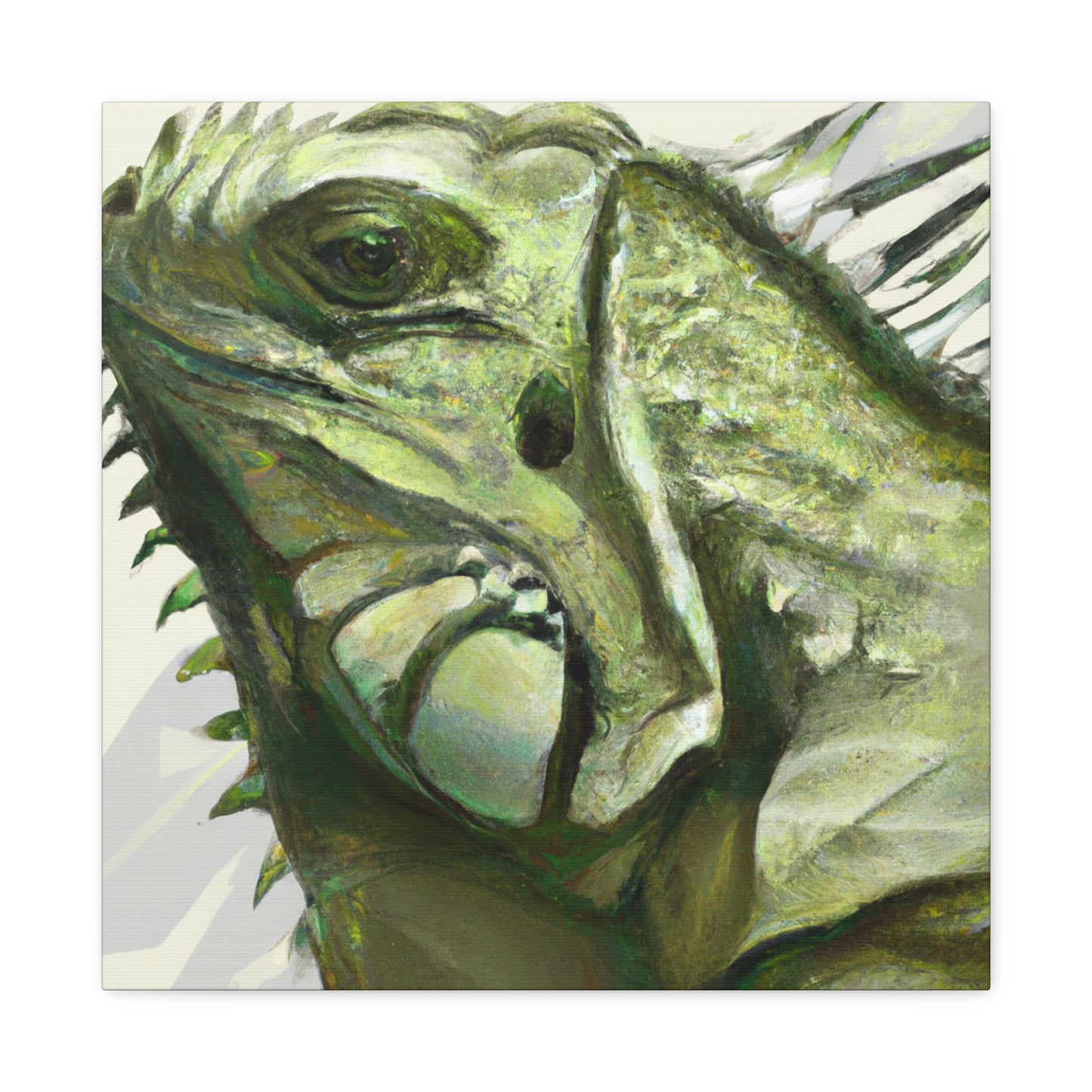 "Iguana of Greatness" - Canvas