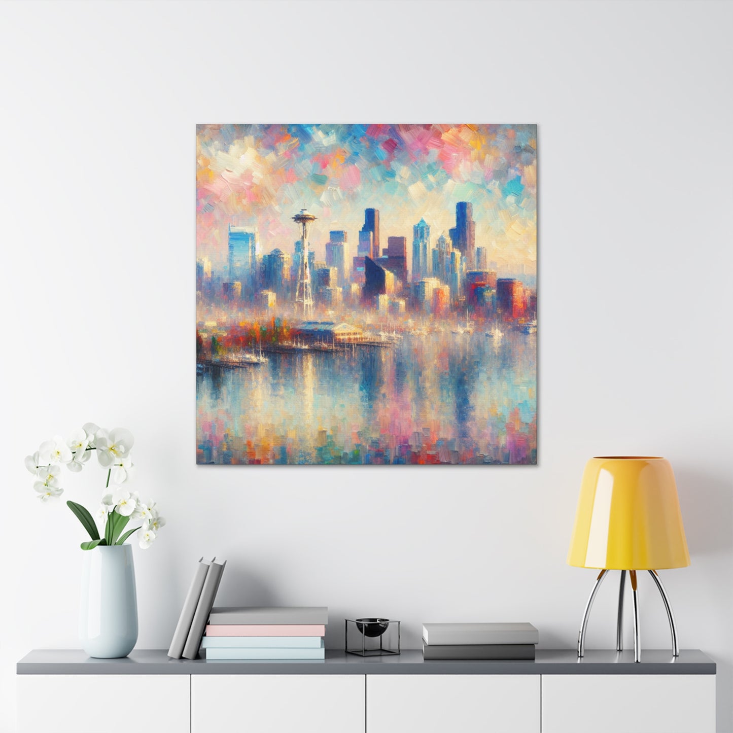 "Serenade of Seattle" - Canvas