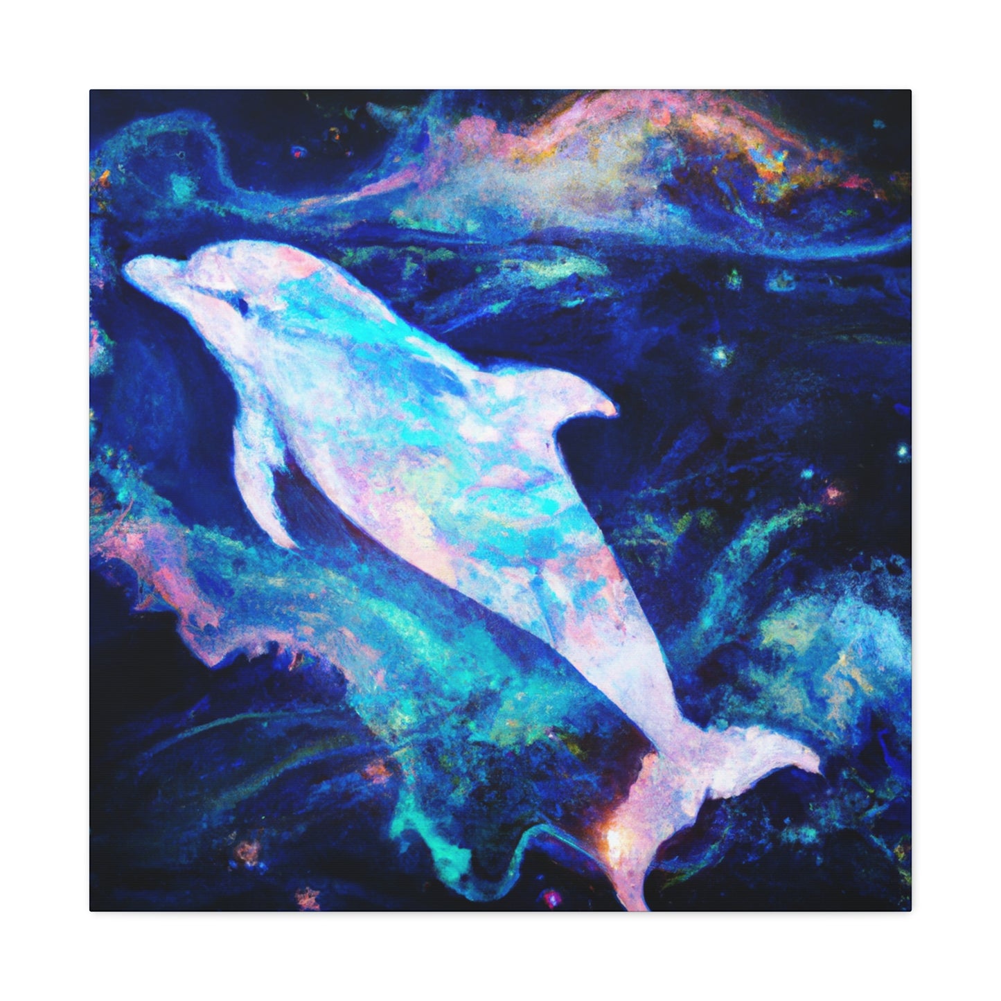 "Dolphin in the Baroque" - Canvas