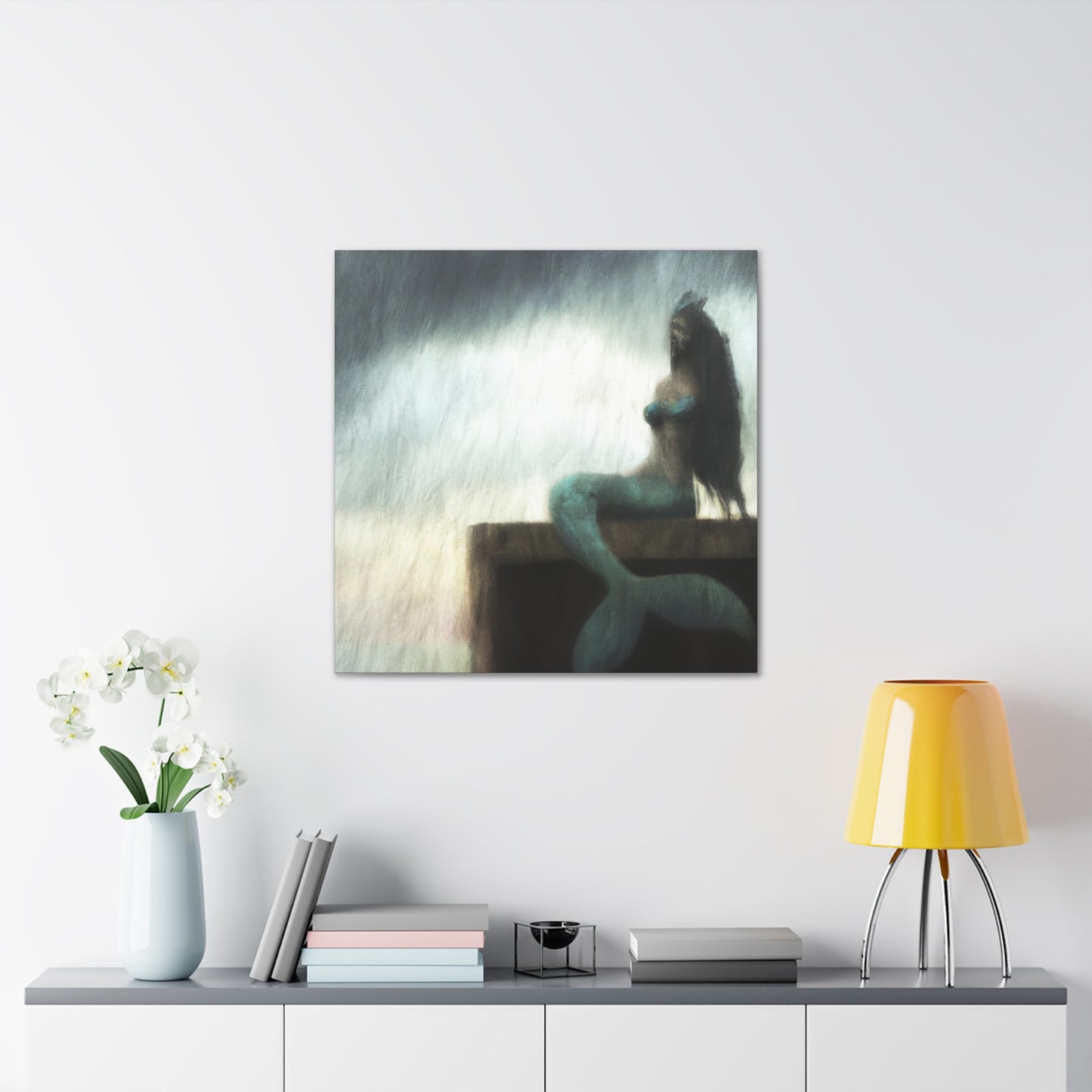 Mermaids Beneath the Sea - Canvas