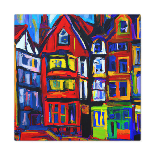 "Tudor Pop Fauvism" - Canvas