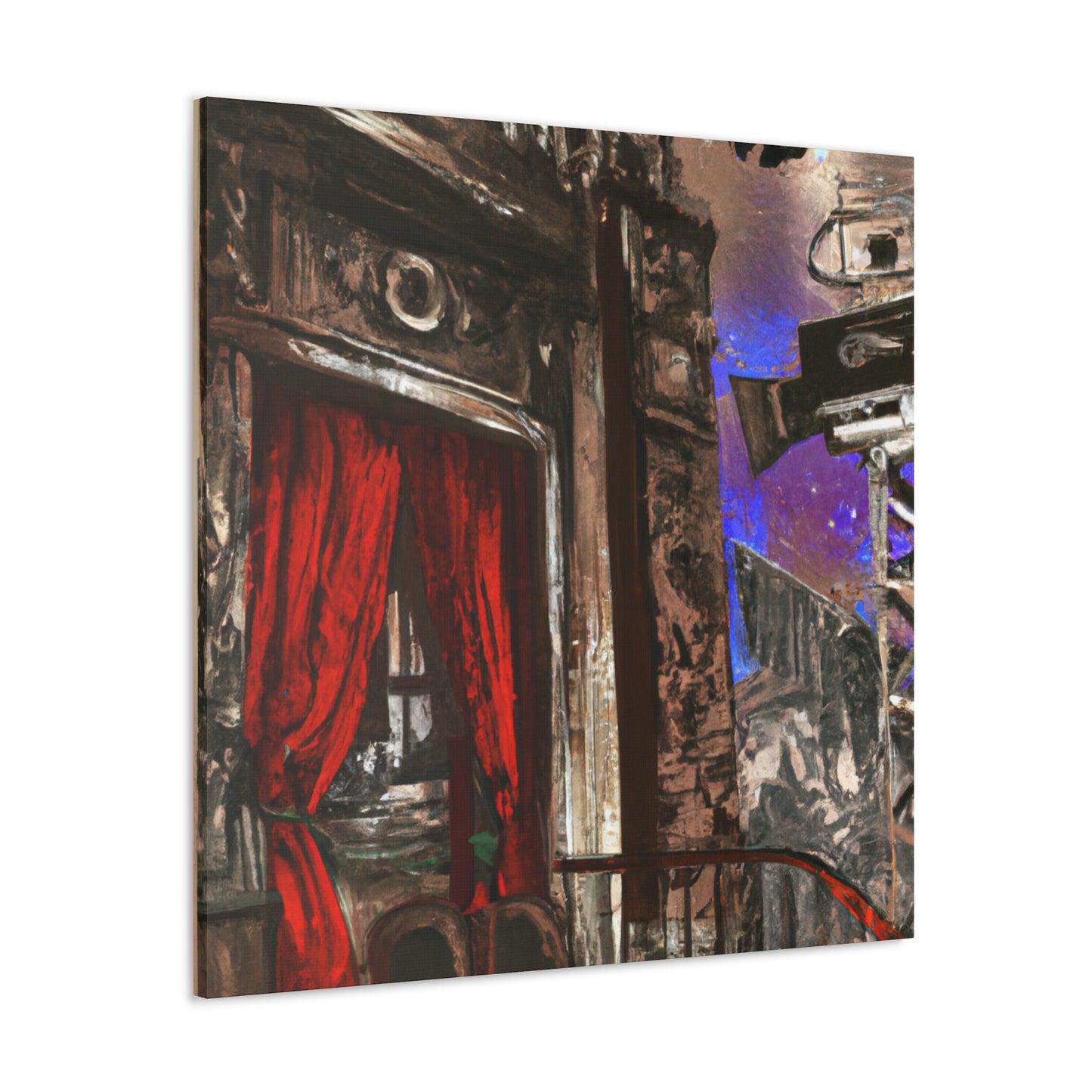 "Vintage Theater Dreamscape" - Canvas