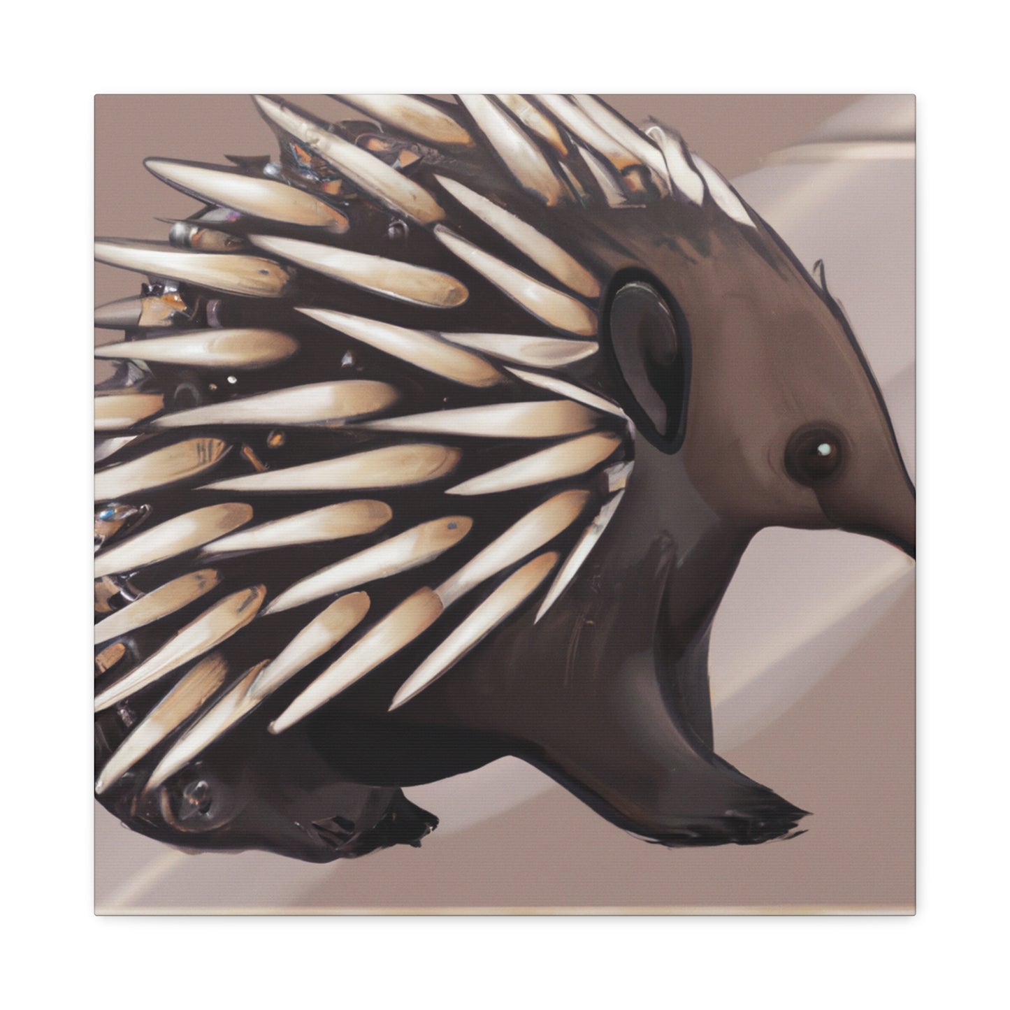 "Echidna in Art Deco" - Canvas