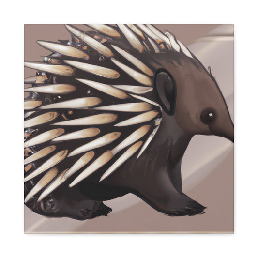 "Echidna in Art Deco" - Canvas