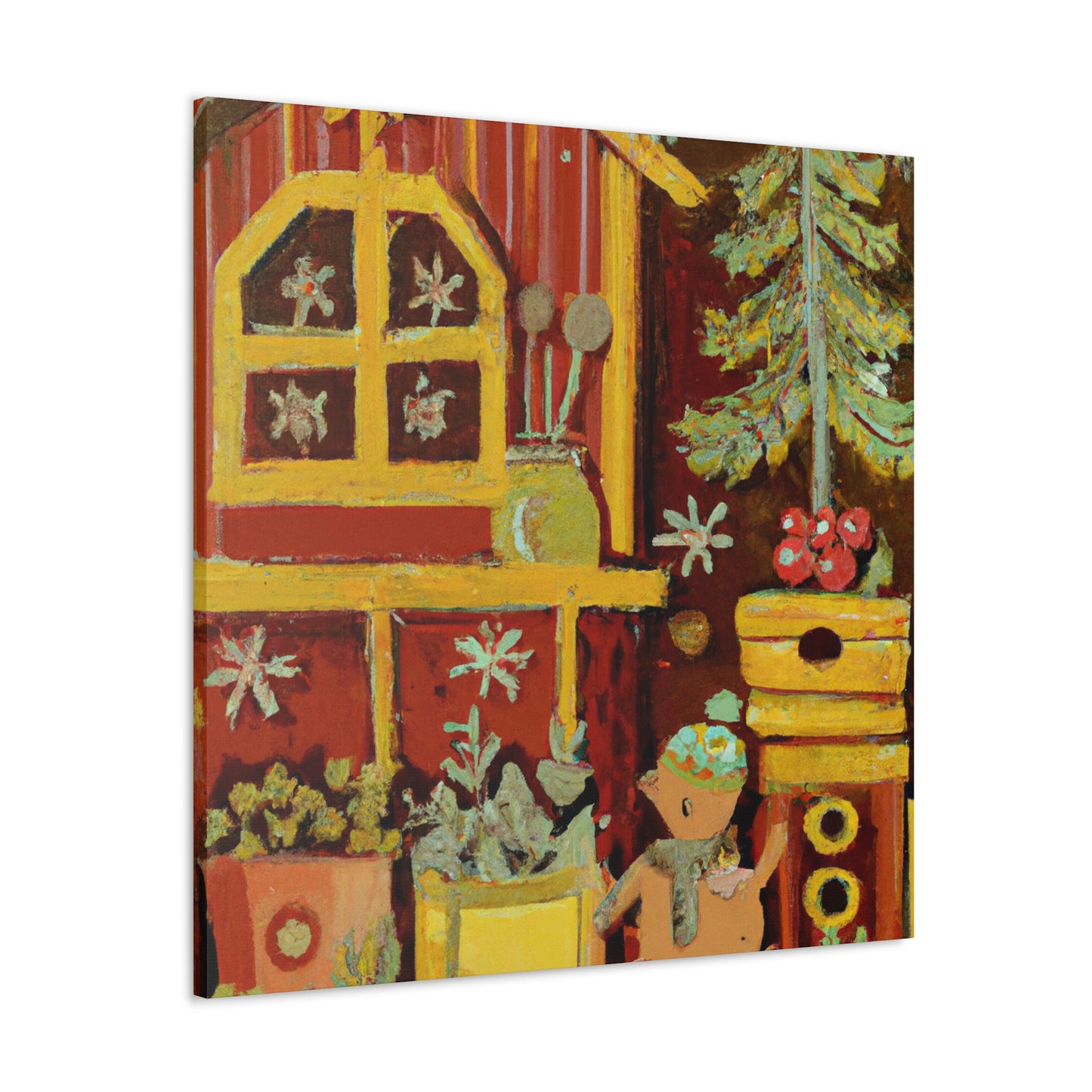 Santa's Magical Workshop - Canvas