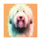 Old English Sheepdog Joy - Canvas