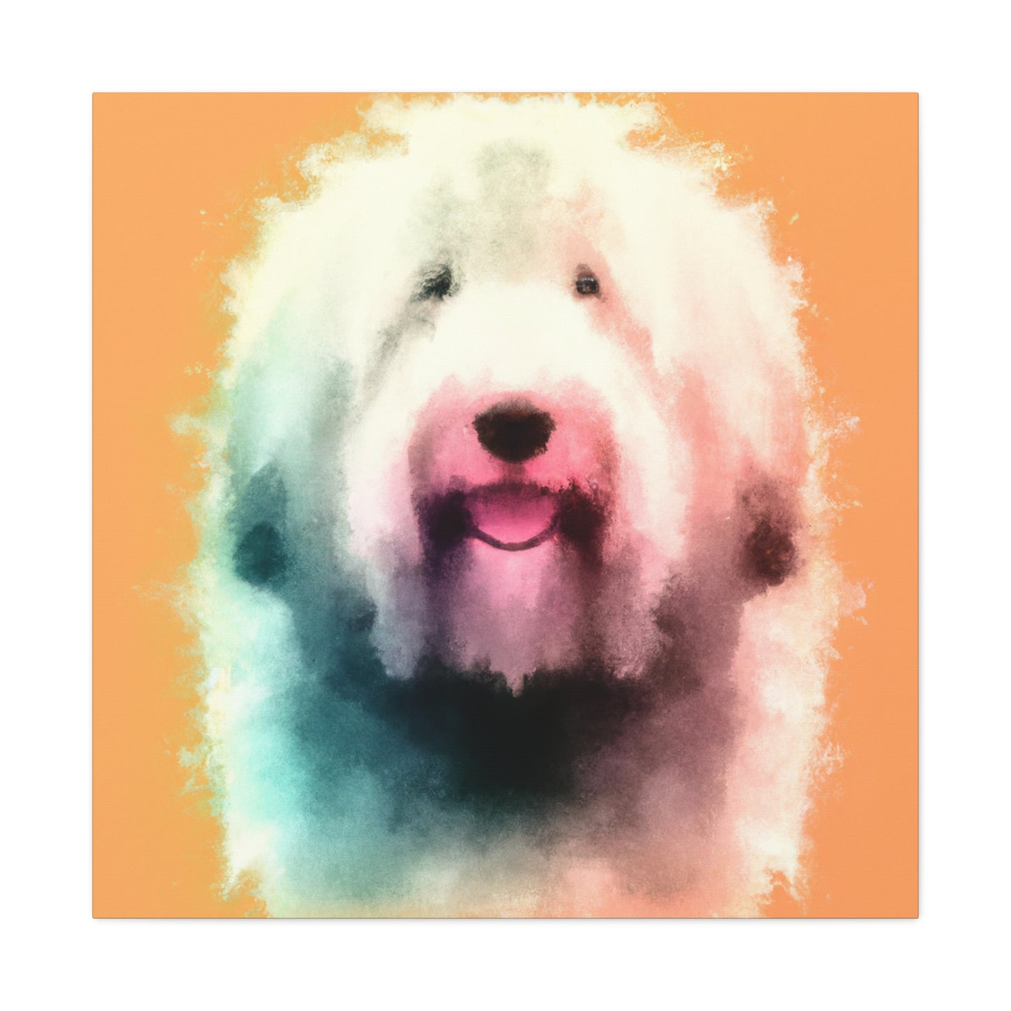 Old English Sheepdog Joy - Canvas