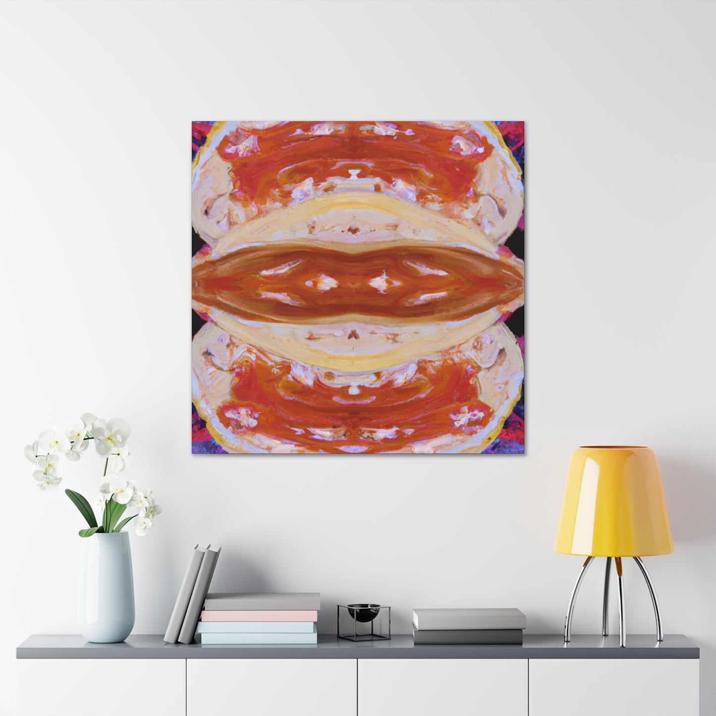 'Pancakes Pop Passionately' - Canvas