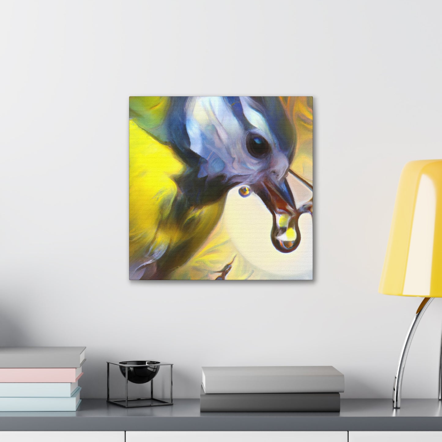 Tufted Titmouse Dreaming - Canvas