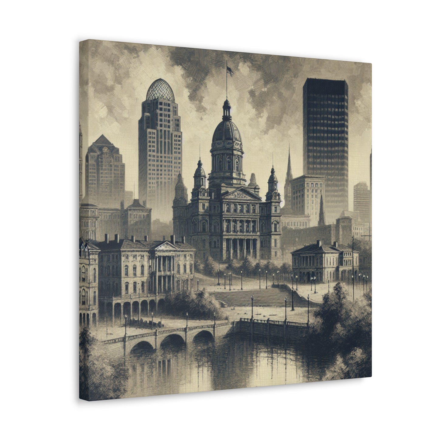 "Whimsical Louisville Symphony" - Canvas