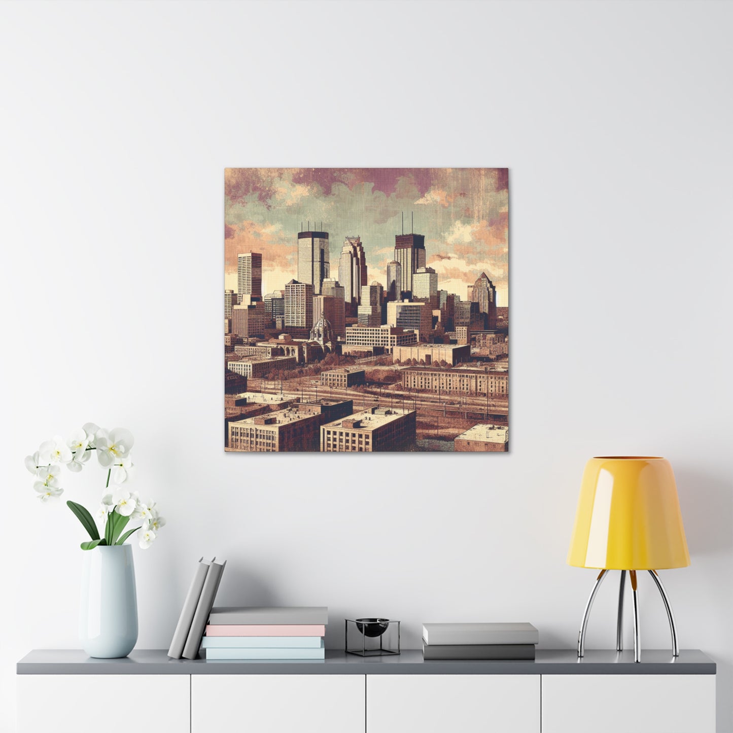 Urban Magnificence Unveiled - Canvas