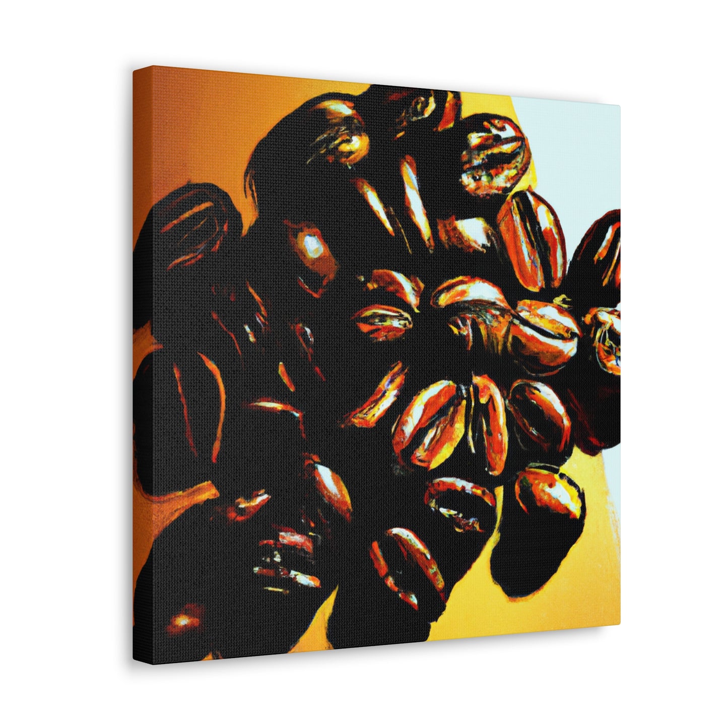 Coffee Beans Pop Art - Canvas