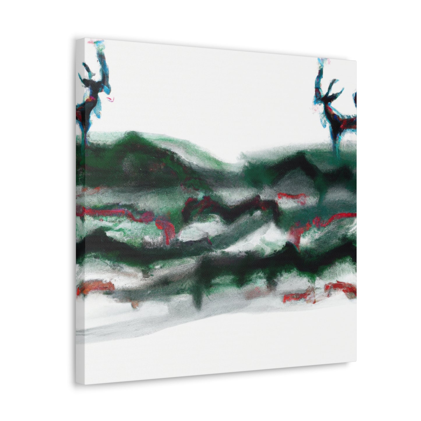 Deer in Abstraction - Canvas