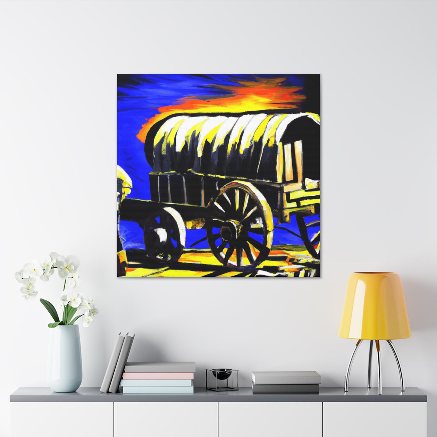 "Wagon of Abstraction" - Canvas