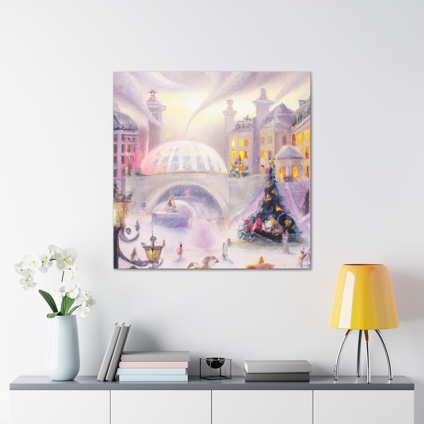 City Square in Dreamland - Canvas