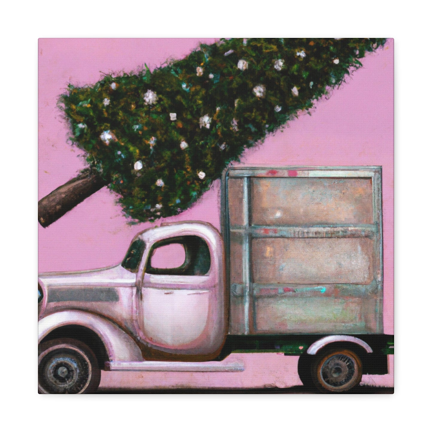 Vintage Christmas Delivery - Canvas