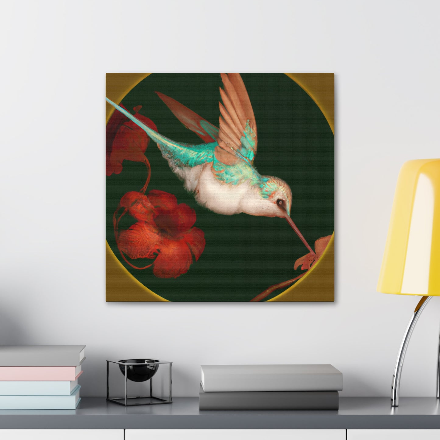 "Ruby Hummingbird Beauty." - Canvas