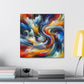 Whirling Cosmic Symphony - Canvas