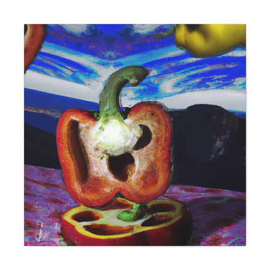 Peppers in Absurdity - Canvas