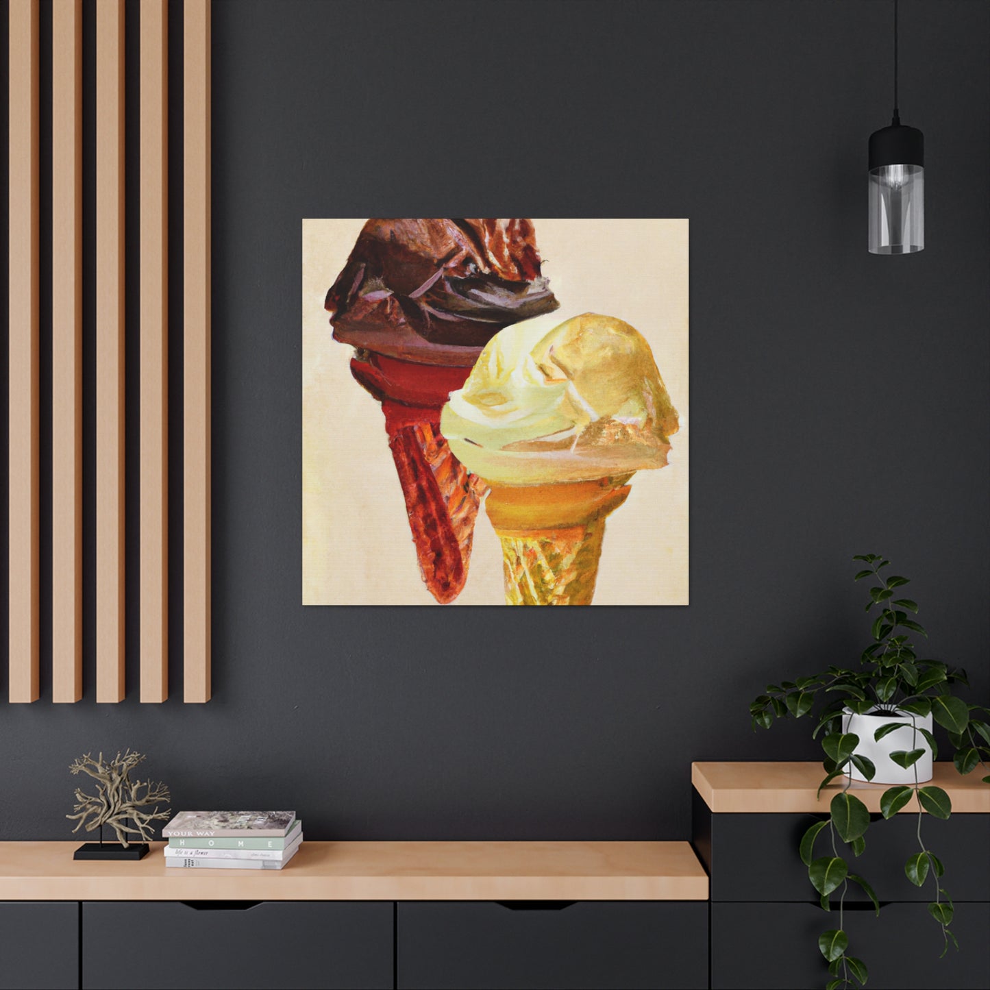 "Cone of Sweet Neoclassicism" - Canvas