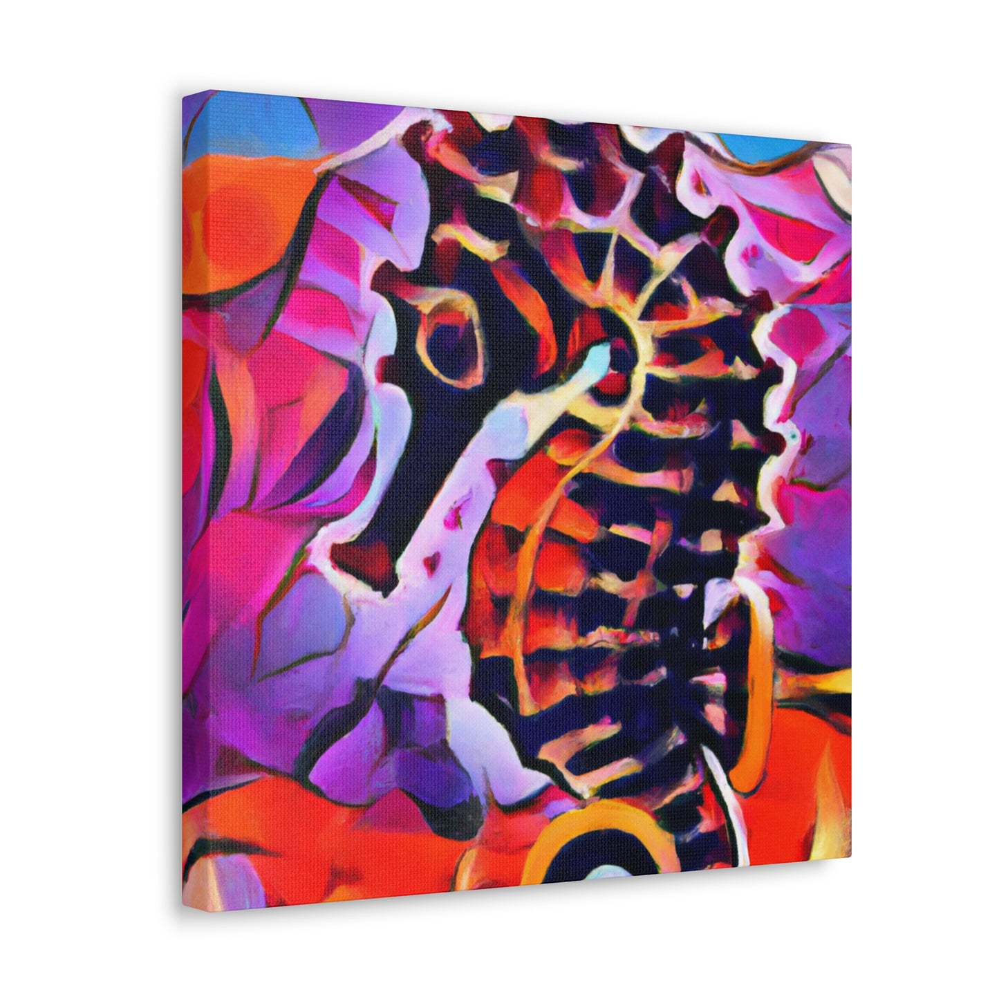 Seahorse in Impressionism - Canvas