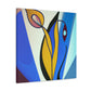 "Tulips in Art Deco." - Canvas