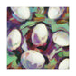 "Eggs At Sunrise Impression" - Canvas