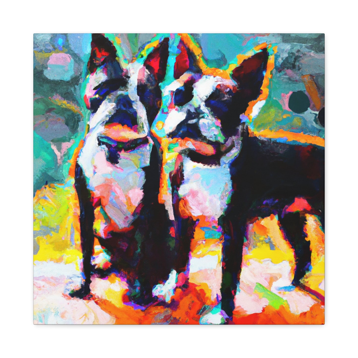 Boston Terrier Impression - Canvas