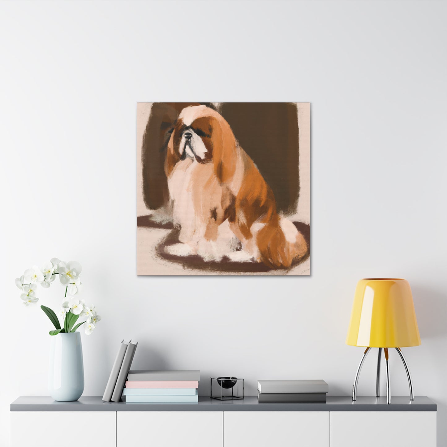 "Pekingese: A Dream" - Canvas