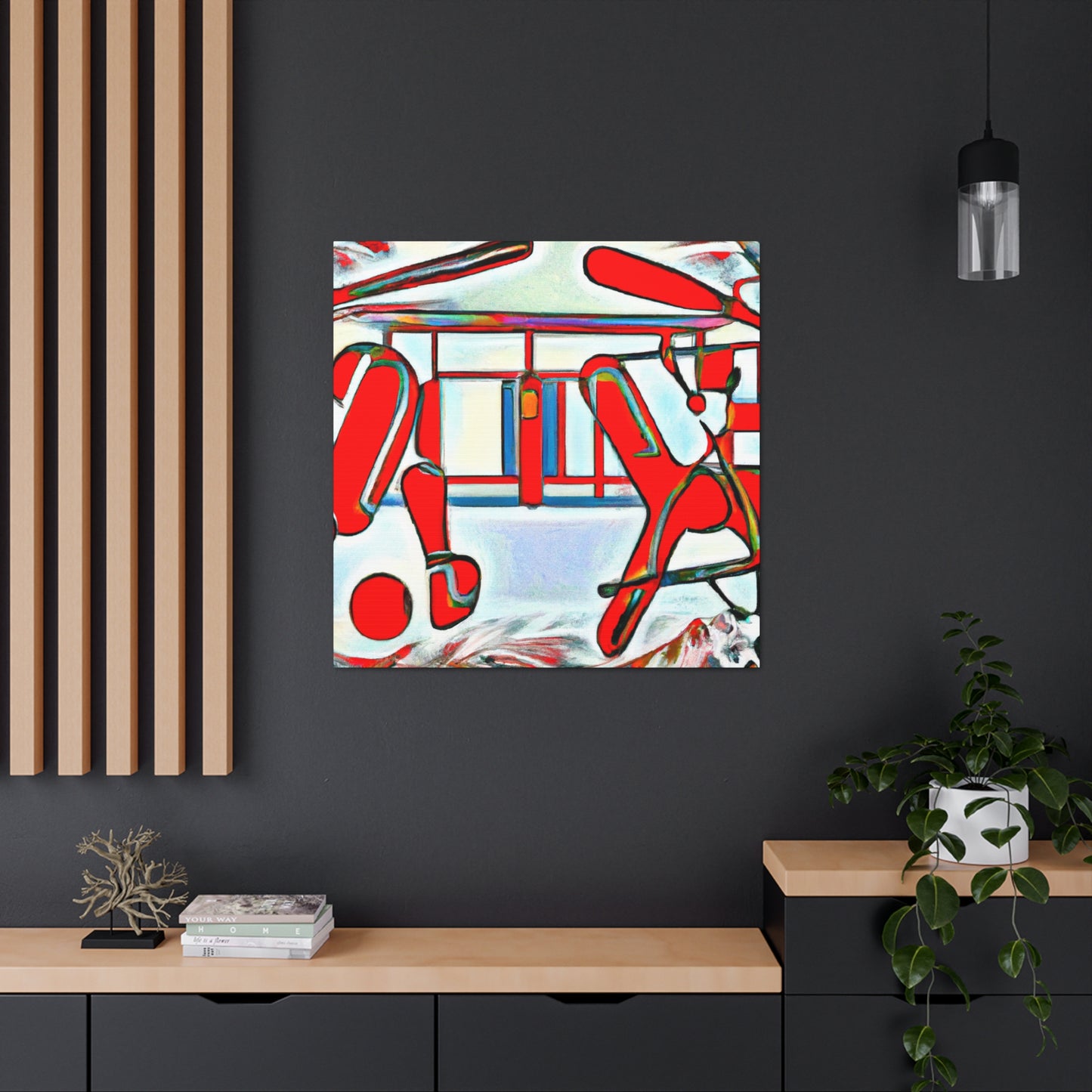 "Hockey In Dreamland" - Canvas