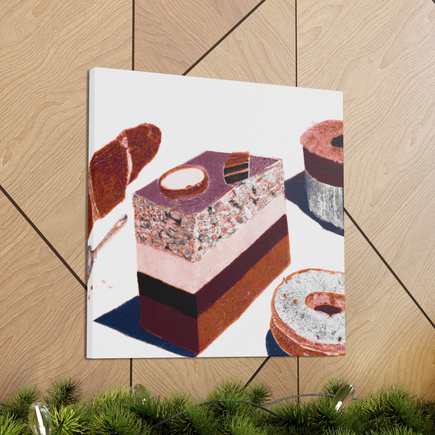 "Pastries in Pop Art" - Canvas