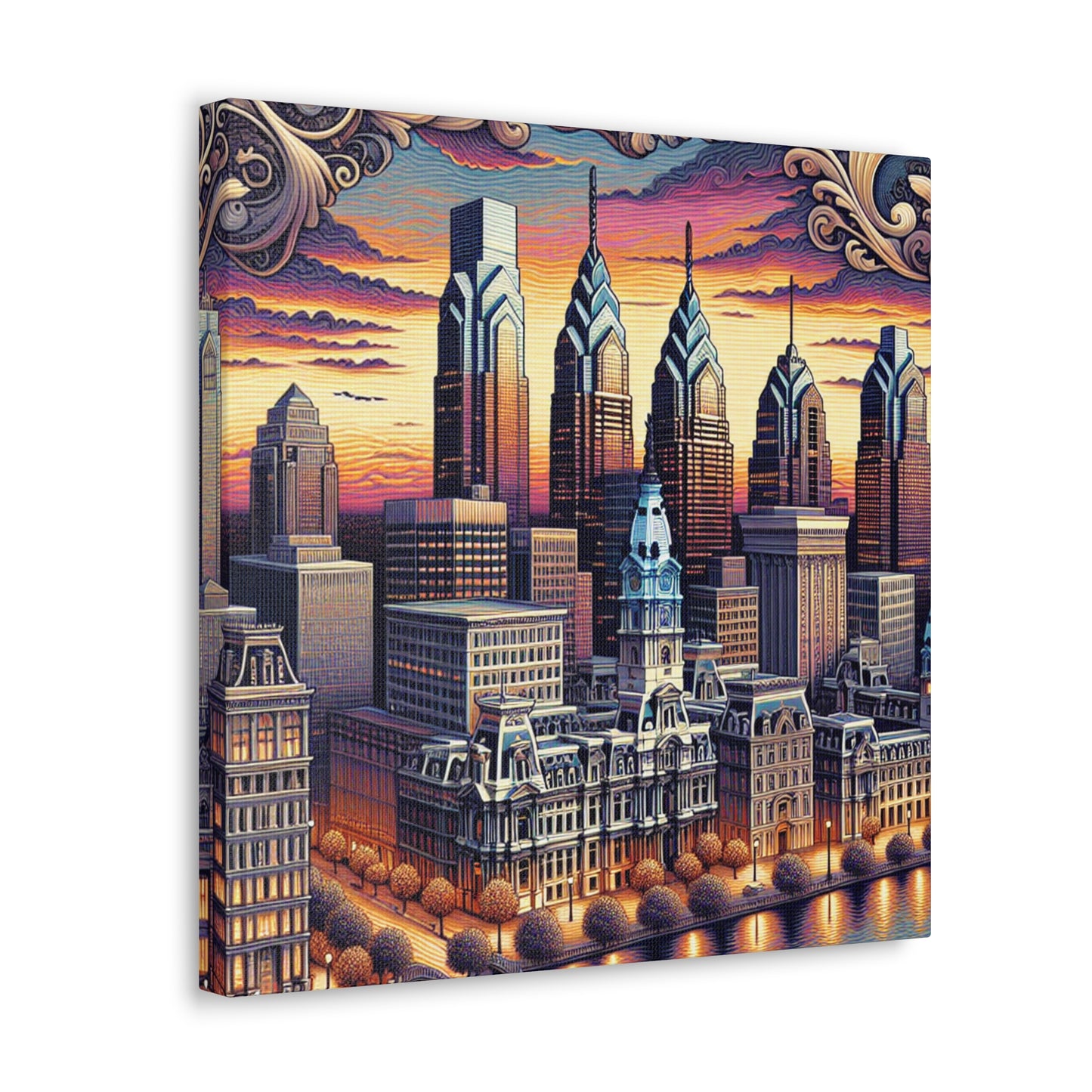 "Philly Dreamscape Unveiled" - Canvas