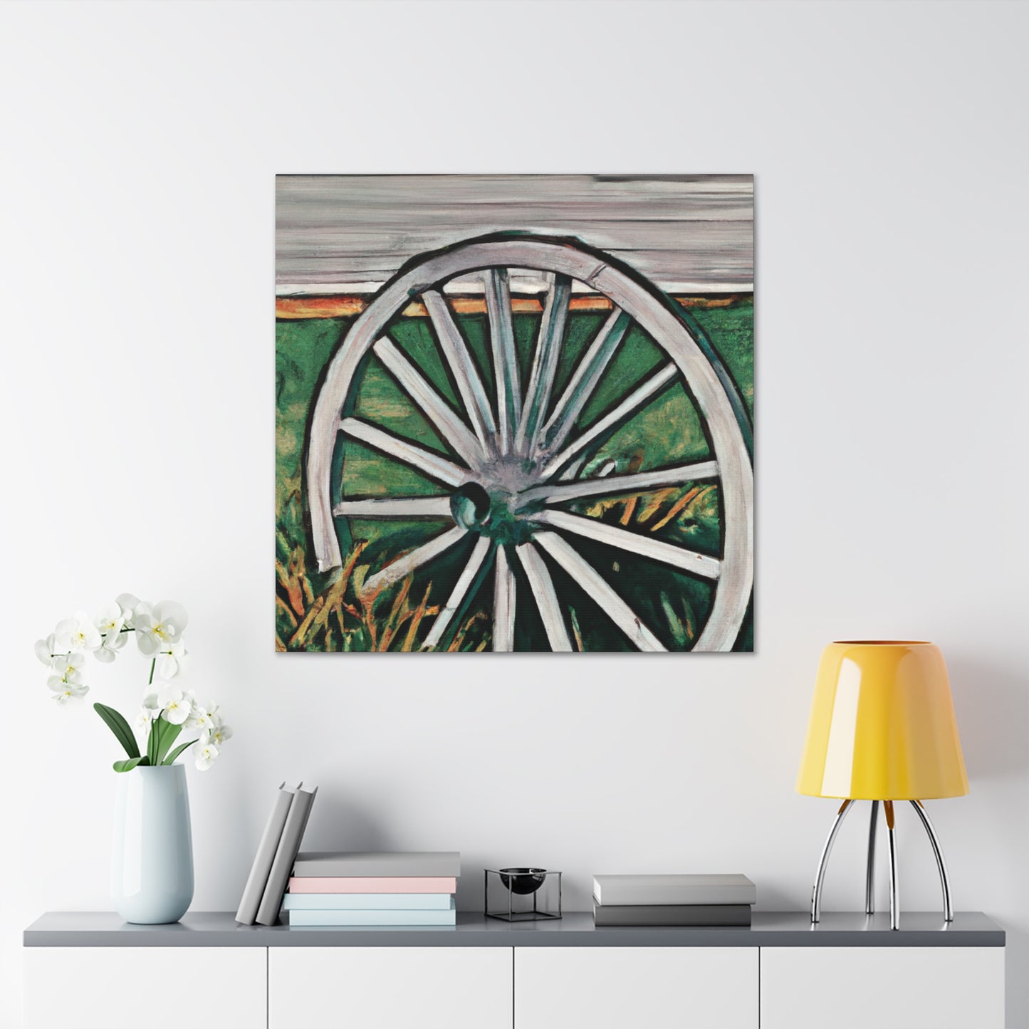 "Wheeled Wanderings Abound" - Canvas