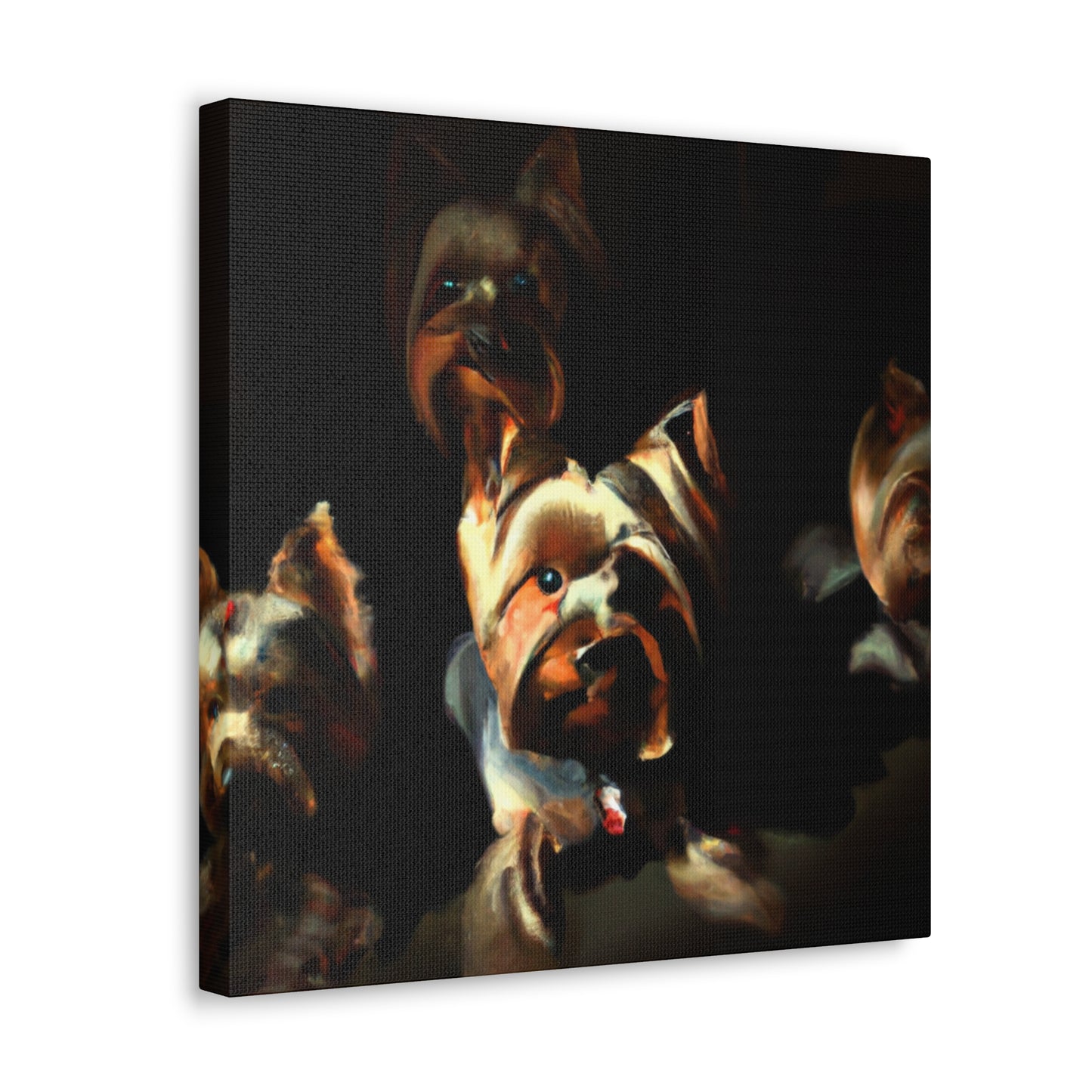 "Puppy in a Portal" - Canvas