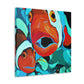 Clownfish Through Expressionism - Canvas