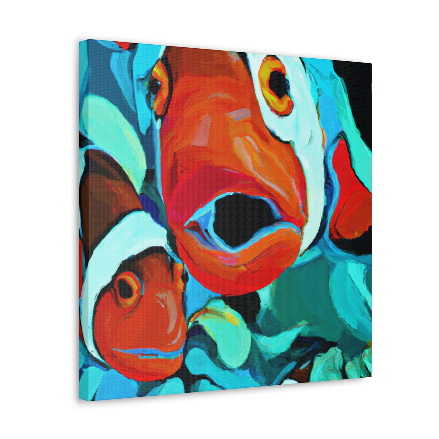 Clownfish Through Expressionism - Canvas