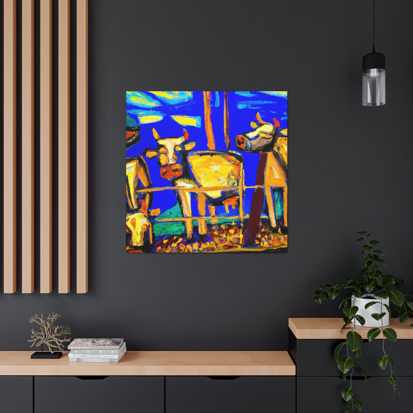 "Cow of Emotional Splendor" - Canvas