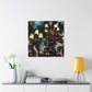 "Christmas Lights Enchantment" - Canvas