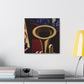 Rising Art Deco Trumpet - Canvas