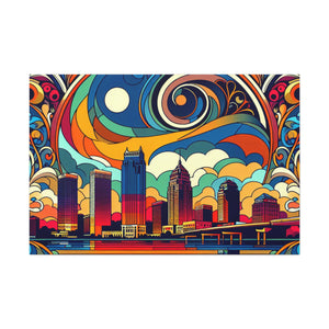 "Sunset Serenade: Tampa" - Canvas