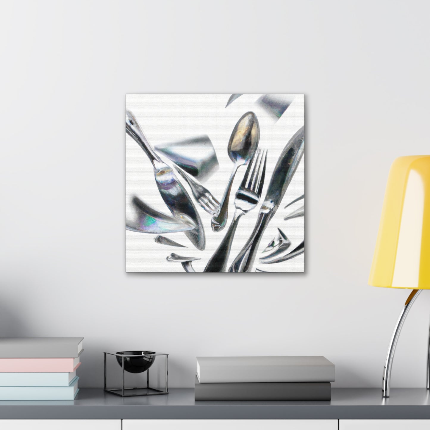 Silver Shadows Glisten - Canvas